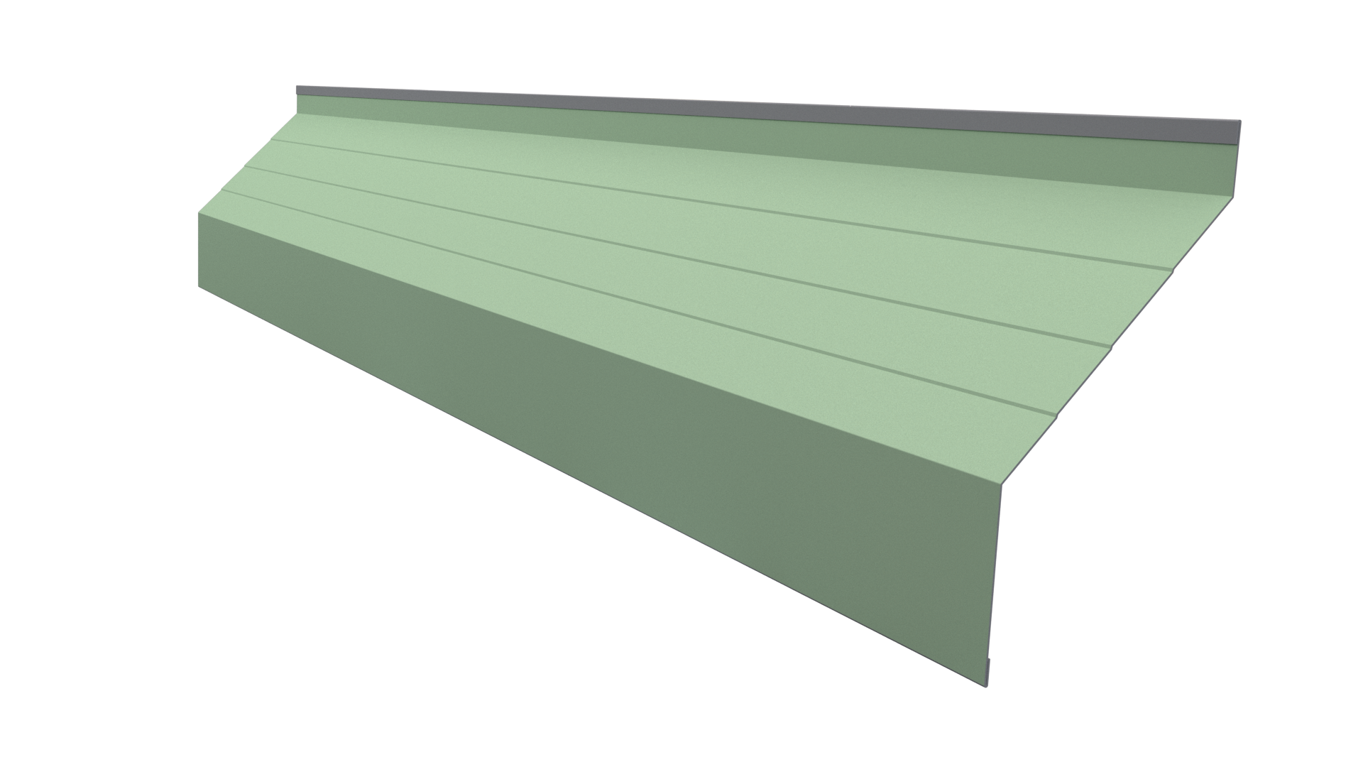 Ламель Юкка 110x0,5 мм, 6019 бело-зеленый глянцевый