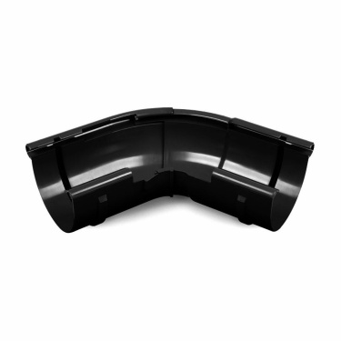 Угловой элемент регулируемый внешний 125 мм, RAL 9005