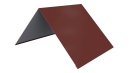 Конёк простой 190x190x2000 мм, 3009 оксид красный глянцевый