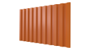 Профнастил С21 1051/1000x0,7 мм, 2011 насыщенный оранжевый глянцевый