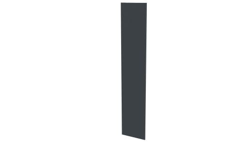 Крепежная планка 10x40x10 мм, 7011 железно-серый глянцевый