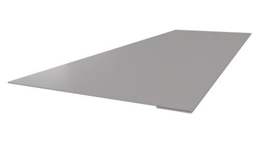 Планка завершающая 65x2000 мм, 7047 телегрей 4 глянцевый