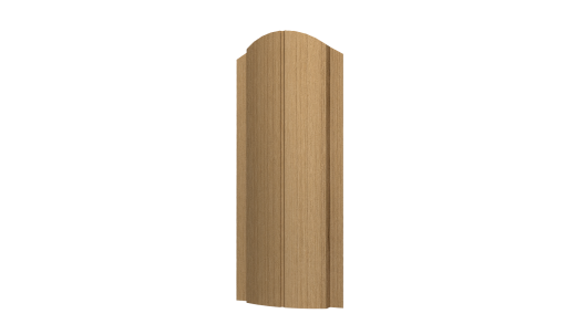 Штакетник Европланка 126x0,45 мм, Орех 3D