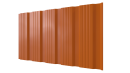 Профнастил К20 1195/1130x0,3 мм, 2011 насыщенный оранжевый глянцевый