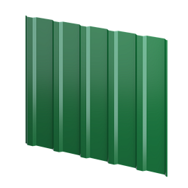 Профнастил К20 1185/1120x0,5 мм, 6002 лиственно-зеленый глянцевый