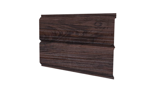 Л-брус 264/240x0,45 мм, Морёный дуб 3D