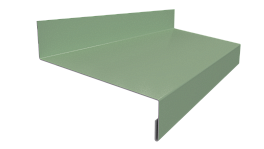 Отлив простой 20х70х20 мм, 6029 мятно-зеленый глянцевый