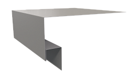 Планка околооконная Блок хаус 200х75х30 мм, 9002 светло-серый глянцевый