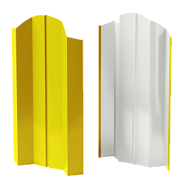Штакетник М-образный Престиж 118x0,4 мм, 1018 цинково-желтый глянцевый
