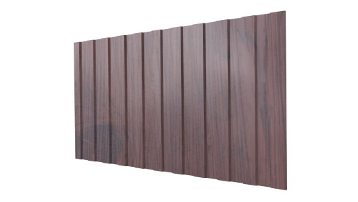 Профнастил С8 1200/1150x0,45 мм, Античный дуб 3D