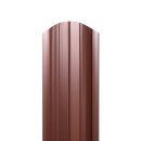 Штакетник Европланка Престиж 131x0,5 мм, 8017 шоколадно-коричневый глянцевый