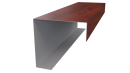 Декоративная накладка угловая 20x60x60x20 мм, Antique wood