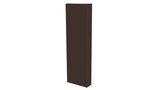 Декоративная накладка 20x60x20 мм, 8017 шоколадно-коричневый PUR Pruf