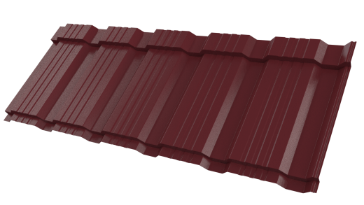 Профиль Пегас 1195/1130x0,4 мм, 3005 винно-красный глянцевый
