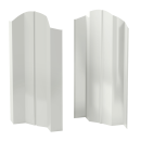 Штакетник М-образный Престиж 118x0,5 мм, 9003 сигнальный белый глянцевый