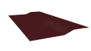 Планка крепёжная фальц 50x17x29 мм, 3005 винно-красный глянцевый
