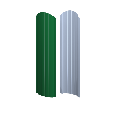 Штакетник Европланка Престиж 131x0,4 мм, 6002 лиственно-зеленый глянцевый