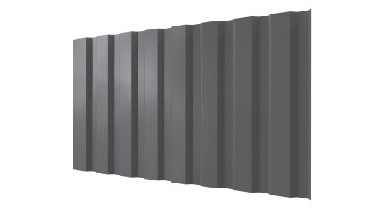 Профнастил С20A 1150/1100x0,65 мм, 7037 пыльно-серый глянцевый