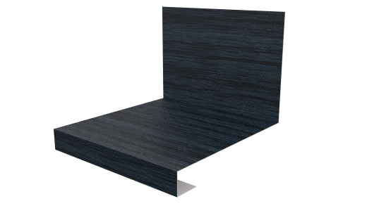 Планка примыкания нижняя к трубе фальц 140x200 мм, Морион 3D