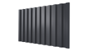 Профнастил С21 1051/1000x0,4 мм, 7024 графитовый серый глянцевый