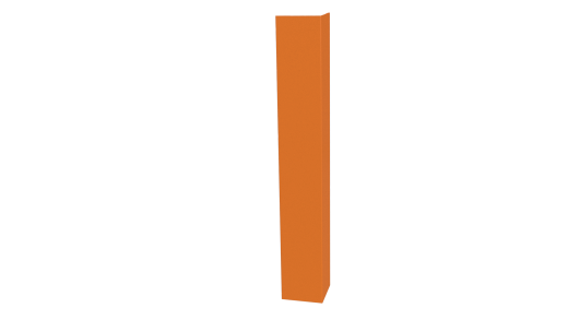Планка угла наружного 30x30x2000 мм, 2011 насыщенный оранжевый глянцевый