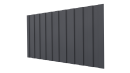 Профнастил С8 1200/1150x0,5 мм, 7024 графитовый серый матовый