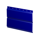 Металлосайдинг Л-брус 264/240x0,45 мм, 5002 ультрамариново-синий глянцевый