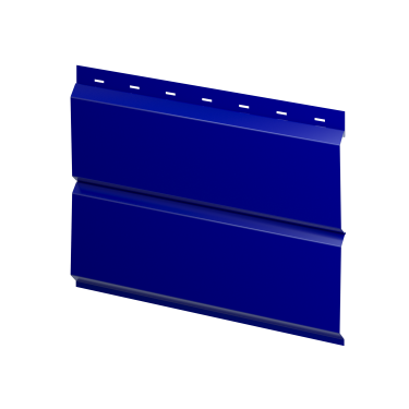 Металлосайдинг Л-брус 264/240x0,5 мм, 5002 ультрамариново-синий глянцевый