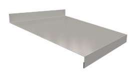 Отлив простой 20х200х20 мм, 9003 сигнальный белый глянцевый