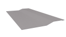Планка крепёжная фальц 50x17x29 мм, цинк