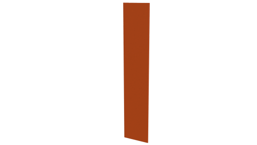 Крепежная планка 10x40x10 мм, 2004 оранжевый глянцевый