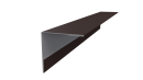 Планка угла наружного 30x30x2000 мм, 8017 шоколадно-коричневый матовый
