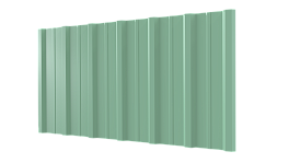 Профнастил НС16 1150/1100x0,5 мм, 6019 бело-зеленый глянцевый
