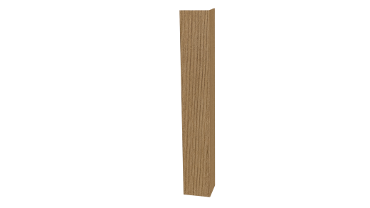 Планка угла наружного 30x30x2000 мм, Орех 3D