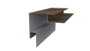 Планка угла наружного сложная 75x75x2000 мм, Дуб Кельтик 3D