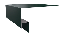 Планка околооконная Блок хаус 200х75х30 мм, 6005 зелёный мох глянцевый