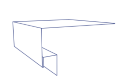 Планка околооконная Блок хаус
