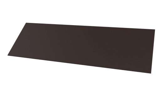 Планка завершающая 65x2000 мм, 8017 шоколадно-коричневый матовый