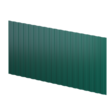 Профнастил С8 1200/1150x0,4 мм, 6005 зеленый мох глянцевый