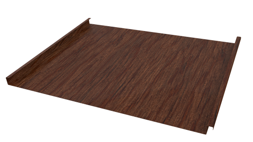 Фальцевая кровля 562/550x0,45 мм, Античный дуб 3D