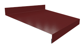 Отлив простой 20х150х20 мм, 3020 транспортный красный глянцевый