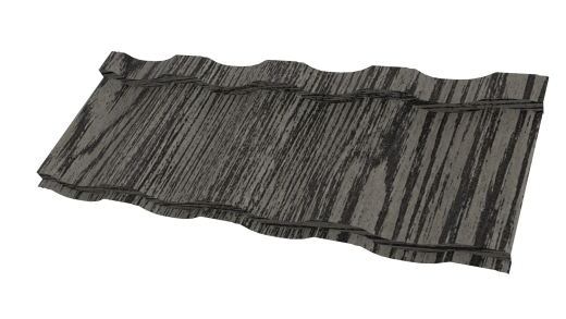 Профиль Орион 25 1200/1150x0,45 мм, Дуб винтаж 3D
