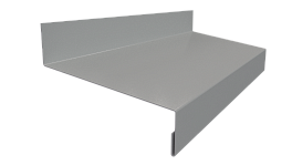 Отлив простой 20х70х20 мм, 7037 пыльно-серый глянцевый