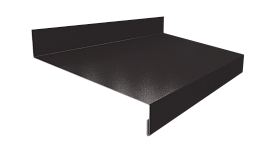 Отлив простой 20х100х20 мм, 9002 светло-серый глянцевый