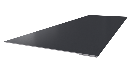 Планка завершающая 65x2000 мм, 7024 графитовый серый PUR Pruf