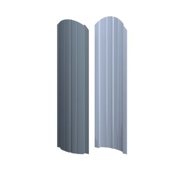 Штакетник Европланка Престиж 131x0,4 мм, 9006 бело-алюминиевый глянцевый