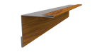 Планка угла внутреннего 50x50x2000 мм, Золотистый дуб 3D