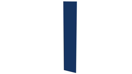 Крепежная планка 10x40x10 мм, 5005 сигнальный синий глянцевый