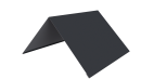 Конёк простой 150x150x2000 мм, 7024 графитовый серый PUR Pruf