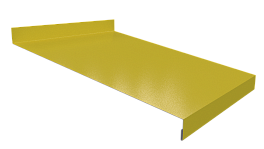 Отлив простой 20х250х20 мм, 2004 оранжевый глянцевый